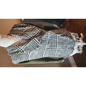 Flawless ODDY unique olive green with black white herringbone jacket blazer S